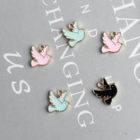 Zinc Alloy Enamel Pendants with enamel Pigeon fashion jewelry & DIY Sold By PC