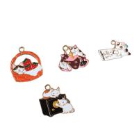 Zinc Alloy Enamel Pendants with enamel fashion jewelry & DIY Sold By PC