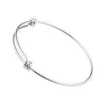 Rozsdamentes acél bangle, Stainless Steel, galvanizált, különböző méretű a választás & a nő, több színt a választás, Által értékesített PC