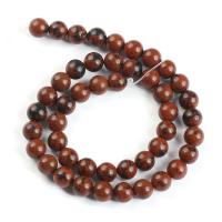 Natural Mahogany Obsidian Beads Round polished DIY Sold By Strand