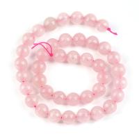 Natuurlijke Rose Quartz parels, Rozenkwarts, Ronde, gepolijst, DIY & verschillende grootte voor keus, roze, Verkocht door Strand