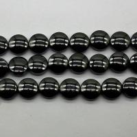 Perles hématites amagnétiques, hématite non magnétique, poli, DIY & normes différentes pour le choix, noire, Vendu par brin