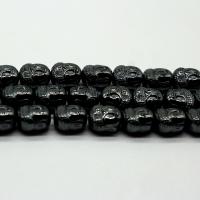 Non Magnetic Hematite Beads polished DIY black Sold By Strand