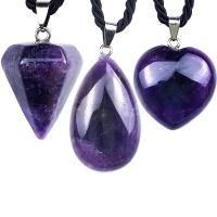 Amethyst Anhänger, plattiert, Modeschmuck & DIY, keine, verkauft von PC