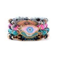 Evil Eye Schmuck Armband, Naturstein, Rhombus, keine, 18mm, verkauft per 18 cm Strang