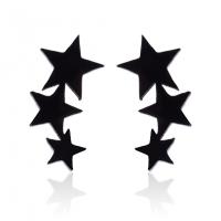 Stainless Steel Stud Earrings plated fashion jewelry & for woman Sold By Pair