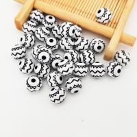 Acrylic Jewelry Beads Round DIY 9-10mm Sold By Bag