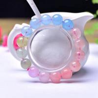 Gemstone Bracciali, pietra di Morgan, Cerchio, gioielli di moda & unisex, multi-colore, 19CM   12MM, Venduto da filo