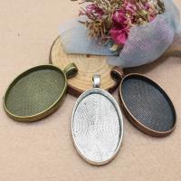 Zinc Alloy Pendant Cabochon Setting plated fashion jewelry & DIY Sold By PC