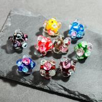 Inneren Blume-Lampwork-Beads, Lampwork, plattiert, Modeschmuck & DIY, keine, 16x18mm, verkauft von PC