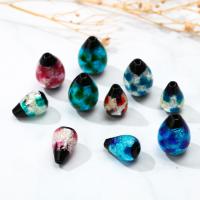 الخرز الفضي Lampwork احباط, امبورك, دمعة, مطلي, مجوهرات الموضة & ديي & أنماط مختلفة للاختيار, المزيد من الألوان للاختيار, تباع بواسطة PC