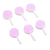 Mobile Phone DIY Decoration Polymer Clay Lollipop epoxy gel 50-60mm Sold By Bag