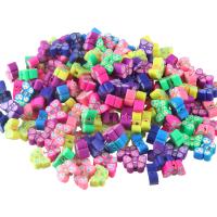 Abalorios de FIMO, Arcilla polimero, Mariposa, barniz de secado al horno, Bricolaje, multicolor, 11mm, 100PCs/Bolsa, Vendido por Bolsa