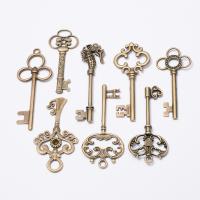 Zinklegering Key Hangers, Zinc Alloy, plated, mode sieraden & DIY & verschillende stijlen voor de keuze, meer kleuren voor de keuze, Verkocht door PC