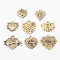 Zinc Alloy Heart Pendants plated fashion jewelry & DIY Sold By PC