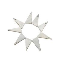 Pendentifs coquillage, coquille, poli, DIY, blanc, 10*25mm, Vendu par PC