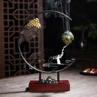 Backflow Incense Burner Porcelain plated for home and office & durable Sold By Box