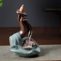 Backflow Incense Burner Porcelain plated for home and office & durable Sold By PC