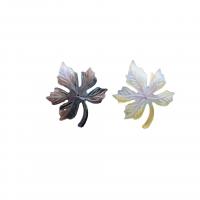 Haaraccessoires DIY bevindingen, Schelp, Maple Leaf, gepolijst, meer kleuren voor de keuze, 27x30mm, Verkocht door PC