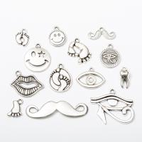 Zinklegering Hangers, Zinc Alloy, plated, mode sieraden & DIY & verschillende stijlen voor de keuze, meer kleuren voor de keuze, Verkocht door PC