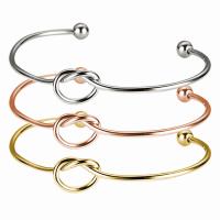 Rozsdamentes acél bangle, Stainless Steel, Szív, galvanizált, a nő & üreges, több színt a választás, 2mm, 60mm, Által értékesített PC