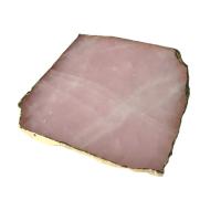 Rose Quartz Tray plated DIY Sold By PC