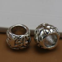 Zink Legierung Perlen Schmuck, Zinklegierung, plattiert, DIY, Silberfarbe,  10*7mm, verkauft von PC