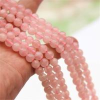 Natuurlijke Rose Quartz parels, Rozenkwarts, Ronde, gepolijst, DIY & verschillende grootte voor keus, roze, Verkocht door Strand