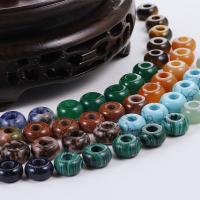 Mixed Edelsteen kralen, Natuursteen, Ronde, gepolijst, DIY, meer kleuren voor de keuze, 7x14mm, Verkocht door PC