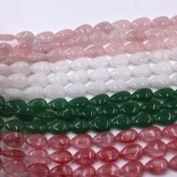 Beads Gemstone misti, Pietra naturale, Lacrima, placcato, gioielli di moda & DIY, nessuno, 10*14mm, 28PC/filo, Venduto da filo