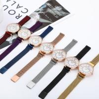 Women Wrist Watch Zinc Alloy with Magnet & Glass & Stainless Steel Chinese Movement watch movement fashion jewelry & for woman plated Sold By PC