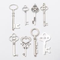 Zinc Alloy Key Pendants plated fashion jewelry & DIY Sold By PC