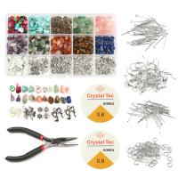 DIY Jewelry Supplies Gemstone plated fashion jewelry & mixed Sold By Box