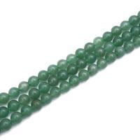 Natural Aventurine Beads Green Aventurine Round polished DIY Sold By Strand