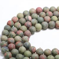 Natural Unakite Beads Round polished DIY Sold By Strand