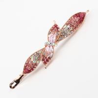 Hair Slide Zinc Alloy fashion jewelry & with rhinestone Sold By PC