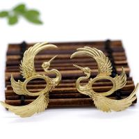 Hair Accessories DIY Findings Brass plated fashion jewelry yellow Sold By Pair