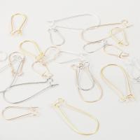 Järn Hook Earwire, fler färger för val, 9x18mm, 100PC/Bag, Säljs av Bag