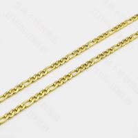 Nehrđajućeg čelika Nekclace Chain, Nehrđajući čelik, pozlaćen, više boja za izbor, 3mm, Prodano By Strand