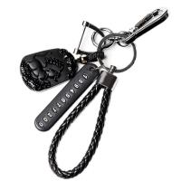 Sleutelhanger, Obsidian, met PU & Zinc Alloy, uniseks, meer kleuren voor de keuze, 45.2cm,95cm, Verkocht door PC