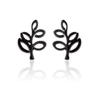 Stainless Steel Stud Earrings plated fashion jewelry & for woman Sold By Pair