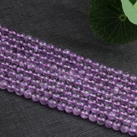 Natural Amethyst Beads Round polished DIY Sold By Strand