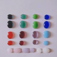 Lampwork Cabochon, plattiert, Modeschmuck & DIY, keine, 13x18x10mm, verkauft von PC