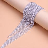 Rhinestone Bracelet Zinc Alloy Tassel plated for woman & with rhinestone nickel lead & cadmium free Sold Per Approx 9 Inch Strand