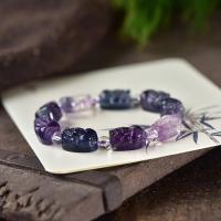 Colorful Fluorite Bracelet Unisex multi-colored Sold Per Approx 7.6 Inch Strand