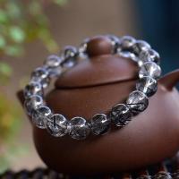 Rutilated Quartz Bracelet Unisex grey Sold Per Approx 7.6 Inch Strand