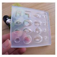 ENSEMBLE de moules époxy DE DIY, silicone, Placage, durable, transparent, 70x75mm, 20PC/lot, Vendu par lot