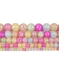 Round Crystal Beads polished DIY multi-colored Sold By Strand