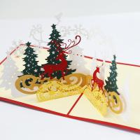 Greeting Card Paper plated 3D effect & hollow Sold By PC