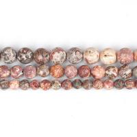 Leopard Skin Jasper Beads Leopard Skin Stone plated DIY Sold By PC